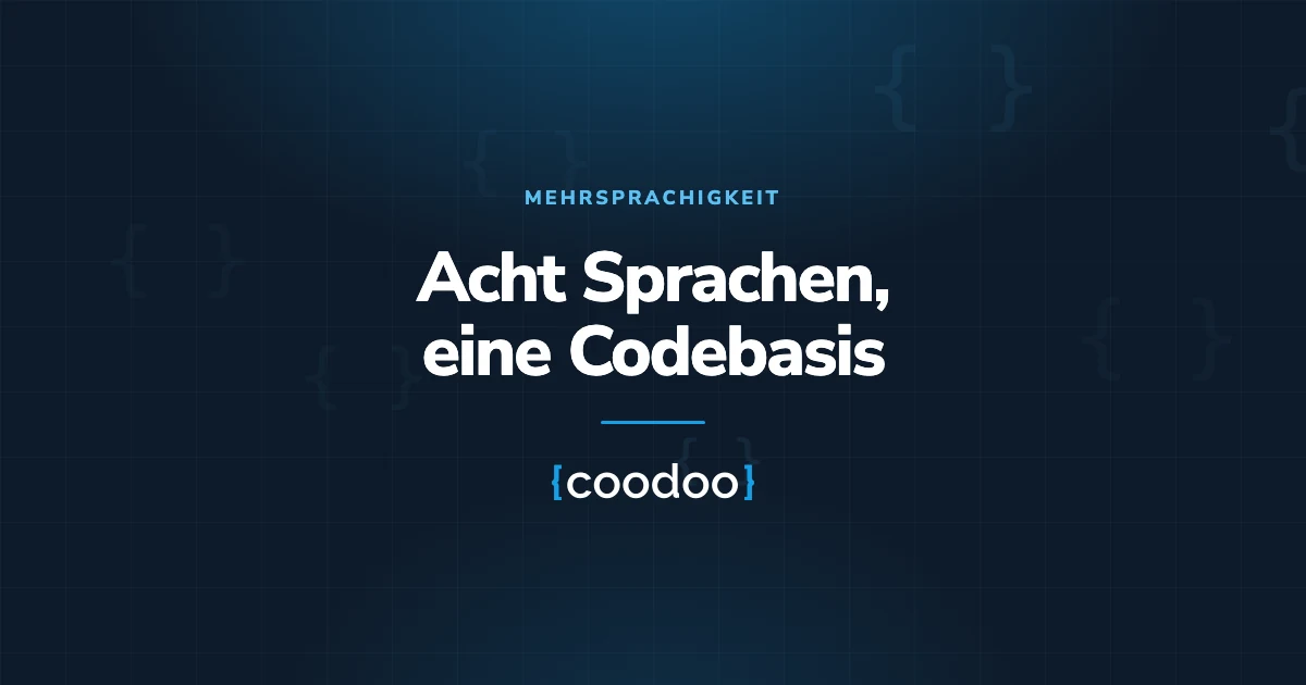 Mehrsprachige Apps: Acht Sprachen, eine Codebasis